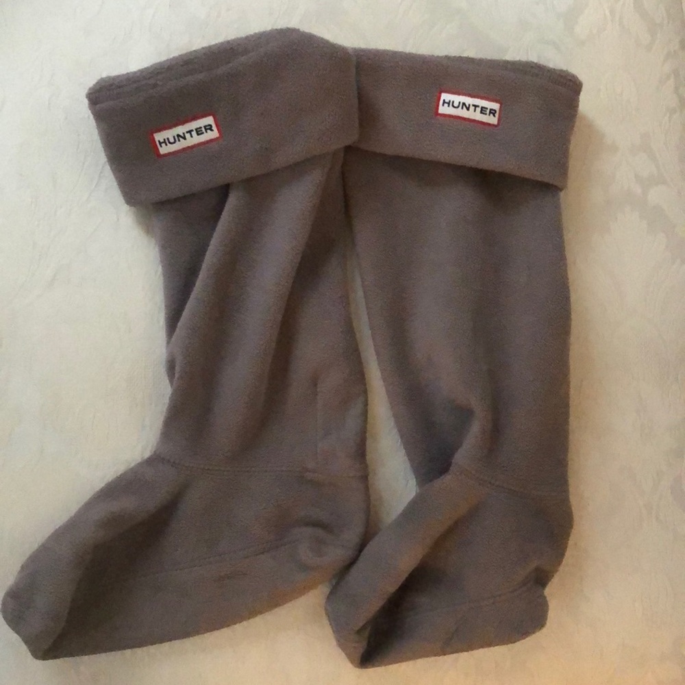 Hunter boot socks, gray size MM